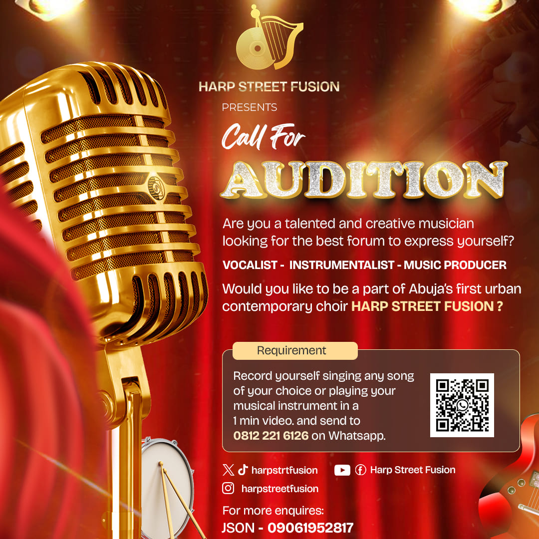 Audition Flyer design